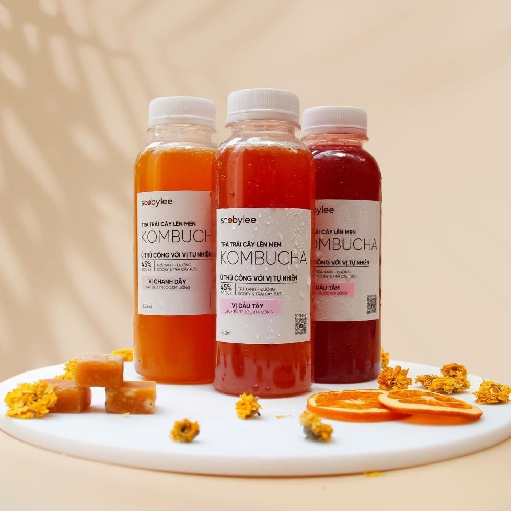 [Basic Combo] 3 chai Scobylee Kombucha Basic Tea (150ml) vị bất kì