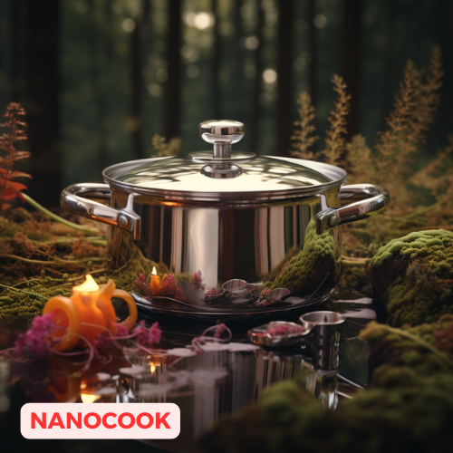 Nồi lẩu 3 đáy Nanocook HB-26LN1 (size 26cm) Tương thích với bếp từ